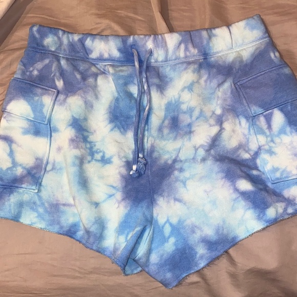 Blue and white shorts from pink Victoria secret - Picture 1 of 5